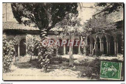 CPA Saint Emilion Cloitre de L Eglise Collegiale