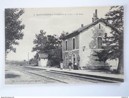 AN - 1515  SAINT-ETIENNE-DE-TULMONT  :  La GARE   XXX