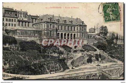 Saint Etienne - Ecole de Dessin - CPA