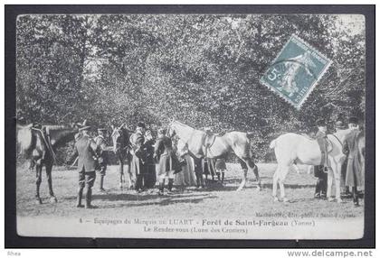 89 Saint-Fargeau chasse a courre    D89D  K89344K  C89344C RH037217