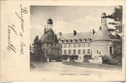 CPA Saint Fargeau Le Château