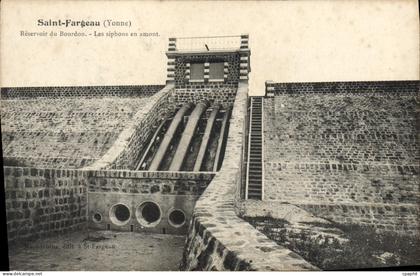CPA Saint Fargeau Reservoir Du Bourdon Les Siphons