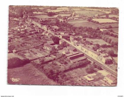 SAINT-FLORENT-DES-BOIS  (85) Carte photo : Vue aérienne générale et rue principale