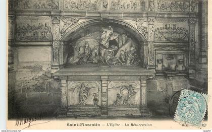 CPA Saint Florentin l'Eglise la Resurrection