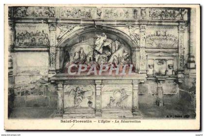 CPA Saint Florentin L'Eglise La Resurrection
