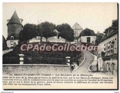 CPA Saint Florentin Yonne Les Escaliers de la Montagne