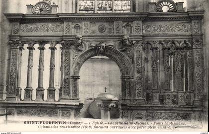 Yonne - Saint Florentin - L'Eglise Saint Nicolas - CPA