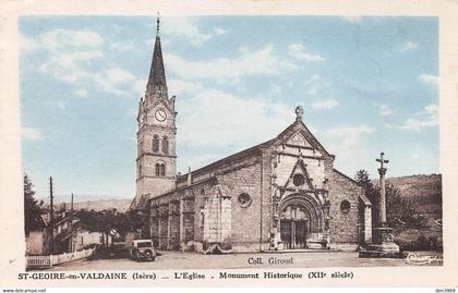 SAINT-GEOIRE-en-VALDAINE (Isère) - L'Eglise - La Croix