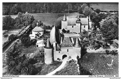 AZEP4-0398-86 - En avion au dessus de SAINT-GEORGES - Chateau de vayres