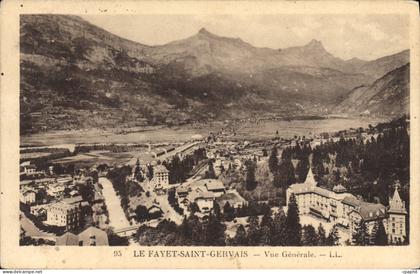 CPA Le Fayet Saint Gervais Vue generale