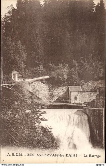 CPA St Gervais les Bains Le barrage