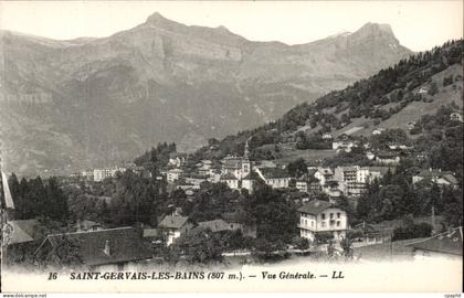 Saint Gervais les Bains CPA Vue generale