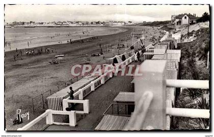 CPA Saint gilles sur vie ensemble de la plage
