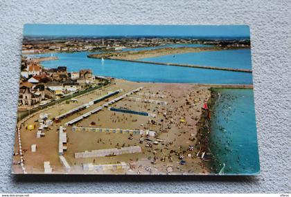 Cpm, saint Gilles croix de Vie, les deux plages, Vendée 85