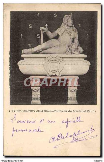 CPA Saint Gratien (S & o) Tombeau du Marechal Catina