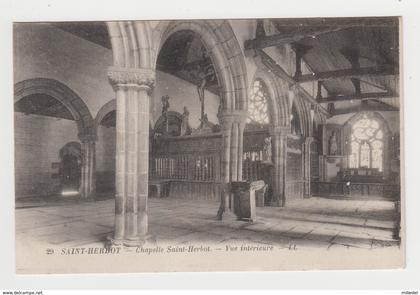 AC778 - SAINT HERBOT - Chapelle Saint Herbot - Vue intérieure