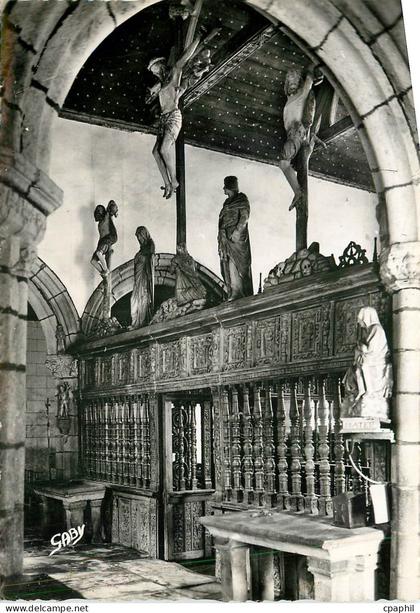 CPM Saint Herbot pres Le Huelgoat Finistere Interieur de la Chapelle