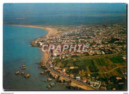 CPM La Vendee Touristique Saint Hilaire de riez sion sur Ocean la cote Sauvage le bourg la plage