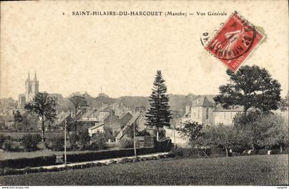 CPA Saint Hilaire Du Harcouet Vue Generale
