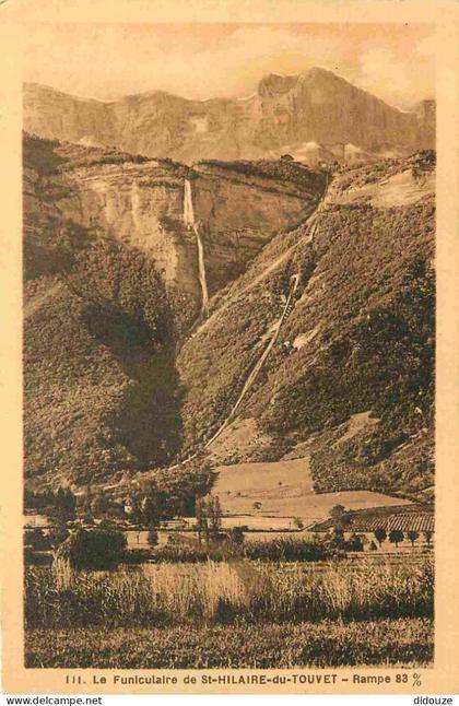 Carte Postale Ancienne - 38 - Saint Hilaire du Touvet - Le Funiculaire - CPA - Voir Scans Recto-Verso - Poscard - Carta