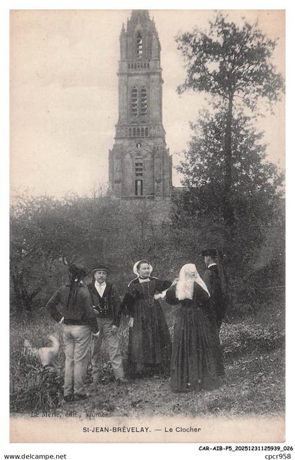 CAR-AIBP5-0184-56 - SAINT-JEAN-BREVELAY - Le clocher