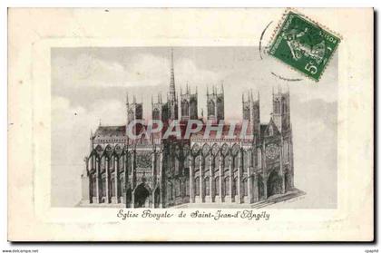 CPA Eglise royale de Saint Jean d'Angely