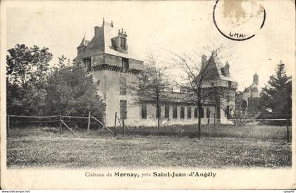 CPA Saint Jean D'Angely château de Mornay