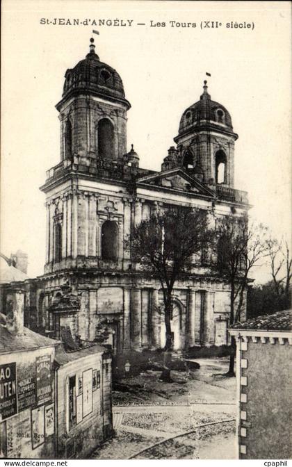 Saint Jean d'Angely CPA Les tours (12eme)