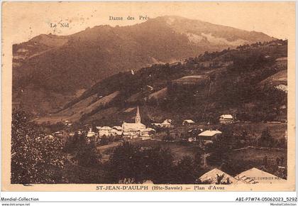 ABIP7-74-0620 - SAINT-JEAN-D'AULPS - Plan D'Avoz