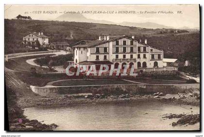 CPA Saint Jean de Luz Cote Basque Couiebe de Saint Jean de Luz a Hendaye Le Pavillon d'Haicabia