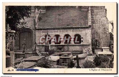 CPA SAint Jean du Doigt L Eglise et I Ossuaire