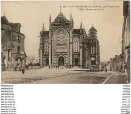 superbe carte de saint julien de vouvantes n°176