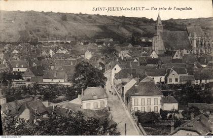 CPA Saint Julien Du Sault Vue Prise De Vauguilain