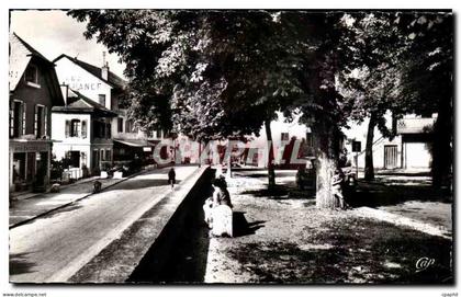CPSM Saint Julien en Genevois La Promenade et I hotel de France