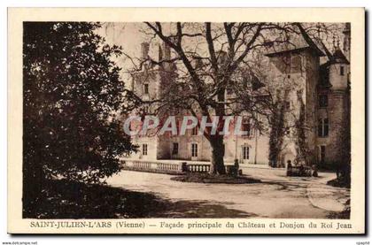 CPASaint Julien L'Ars Facade principale du Chateau et Donjon du Roi Jean