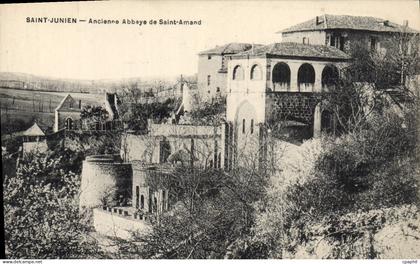 CPA Saint Junien Ancienne Abbaye de Saint Amand