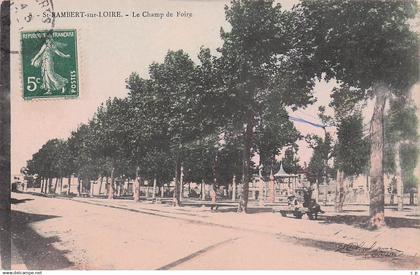 Saint Just sur Loire - Saint Just saint Rambert - le Champ de Foire  - CPA°Rn