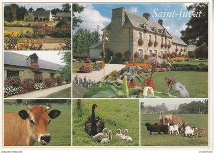 22 - SAINT JUVAT - La ferme fleurie et son parc animalier