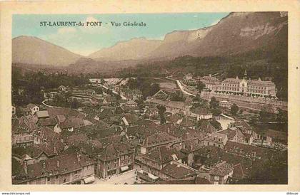 Carte Postale Ancienne - 38 - Saint-laurent-du-pont - Vue générale - CPA - Voir Scans Recto-Verso