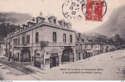 SAINT LAURENT DU PONT(HOTEL DE LA GARE)