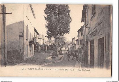 CPA 83 Saint Laurent du Var rue Desjobert