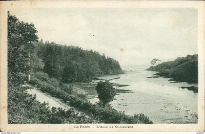 CPA La Foret L'Anse de St Laurent