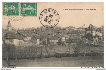AYJP5-0567-87 - SAINT-LAURENT-SUR-GORRE - Vue générale