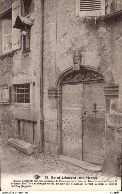 CPA Saint Leonard (Haute Vienne)