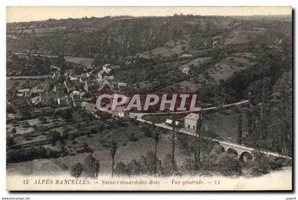 CPA Alpes Mancelles Saint Leonard des Bois Vue generale