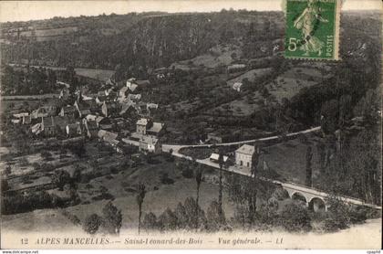 Saint Leonard des Bois - Vue Generale - CPA