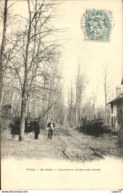 CPA Saint Leu En Foret L Eauriette Chemin Des Claies