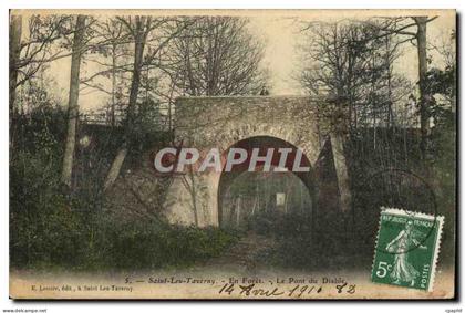 CPA Saint Leu Taverny En Foret La Pont du Diable