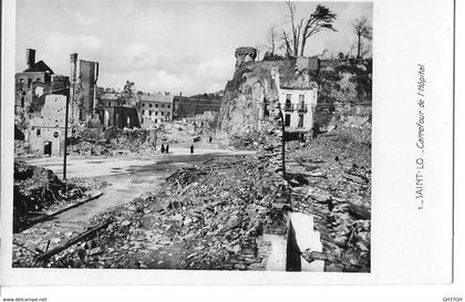 CPA SAINT-LO -Guerre 1939/45: carrefour de l'Hôpital