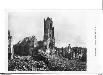 CPA SAINT-LO -Guerre 1939/45: Notre-Dame